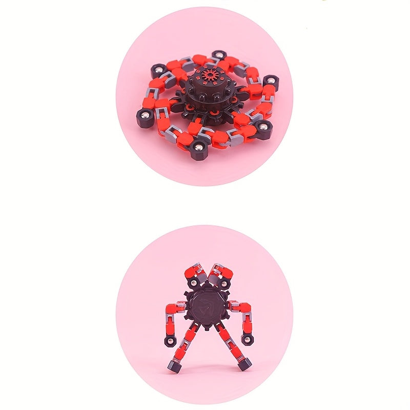 3pcs Mech Chain Spinning Gyroscope DIY Stress Toy