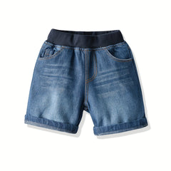 Boys Denim Jeans Shorts with Pockets for Spring & Summer