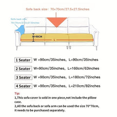 Modern Plush Sofa Slipcover Non Slip Furniture Protector for Bedroom Living Room