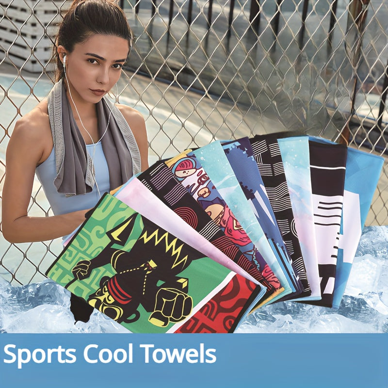 Sports Ice Cooling Towel Quick drying Sweat absorbing Towel