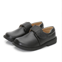 Boys Loafer Shoes Hook And Loop Fastener Casual Outdoor Round Toe Oxford Uniform