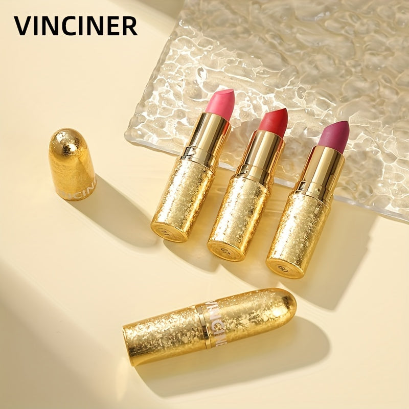 12 Color Nude Red Brown Matte Lipstick Hydrating Makeup