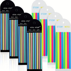 Morandi Neon Highlighter Tape Sticky Page Markers Clear Tabs
