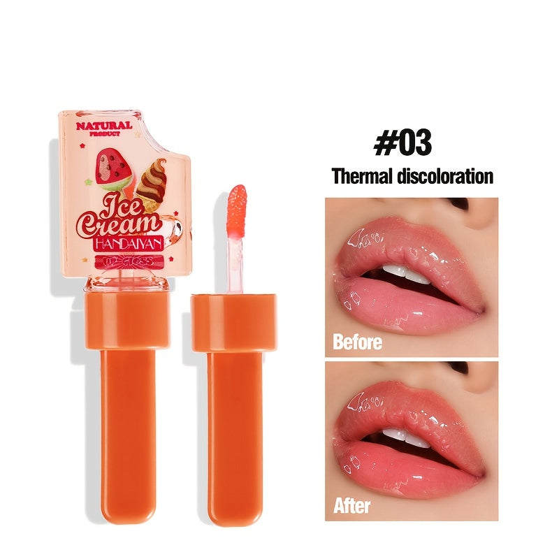 Moisturizing Clear Lip Balm Ice Cream 6 Colors