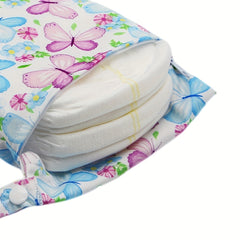 Butterfly Print 20 Small Reusable Wet Bag