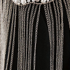 Rhinestone Tassel Shoulder Decoration for Suits & Costumes
