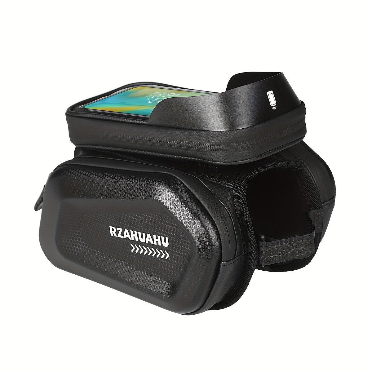 Bicycle Saddle Bag Hard Shell Double Side Bag Waterproof Mobile Phone Bag