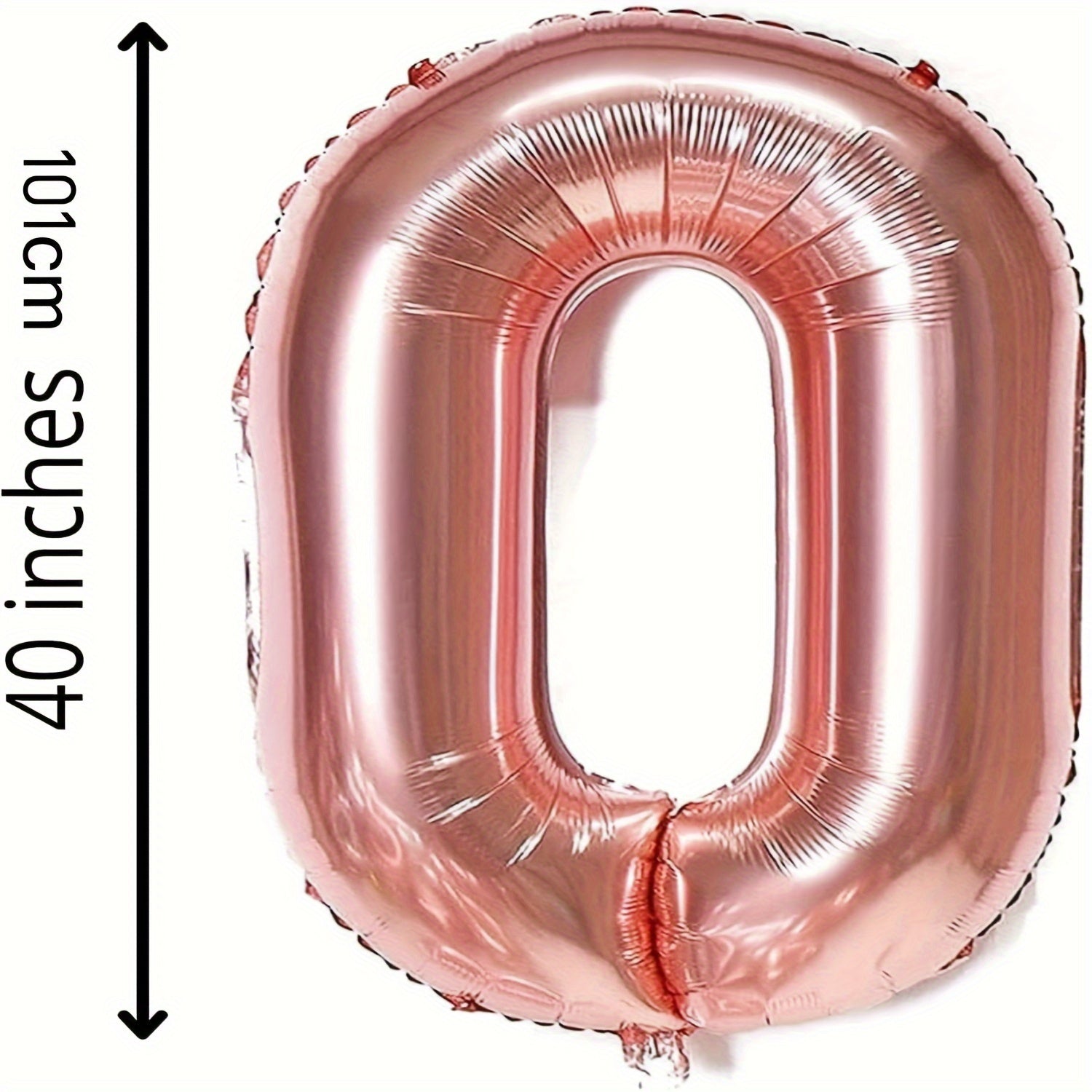 6 Cm Large Rose Golden Number 0 9 Balloon Birthday Party Decoration