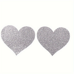 5 Pairs Heart Shape Nipple Covers Self Adhesive Disposable Nipple Pasties