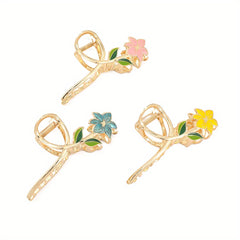 Flower Series Hair Clips for Women Girls