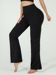 5pcs Women's Flare Pants High Waisted Tummy Control Workout Yoga Leggings