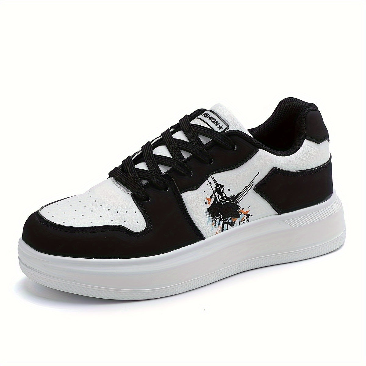 Women's Outdoor Skate Sneakers Lightweight Blocking Low Top Board Shoes