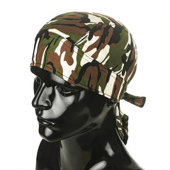 Camouflage Pirate Hat Men's Military Cap