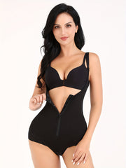 Zipper Shaping Bodysuit Tummy Control Butt Lifting Body Shaper