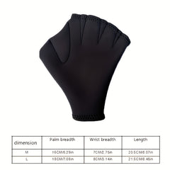Non-slip Swimming Webbed Gloves Unisex Sports Hand Fins