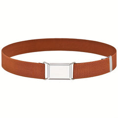 Girls Stretch Waist Belt for Jeans Pants Dress, Adjustable Elastic Waistband