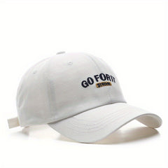 Embroidered Baseball Hat Adjustable Outdoor Sun Hat