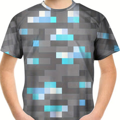 Funny 3D Print Kids T Shirt Boys Girls Short Sleeve Casual Street Wear Tee