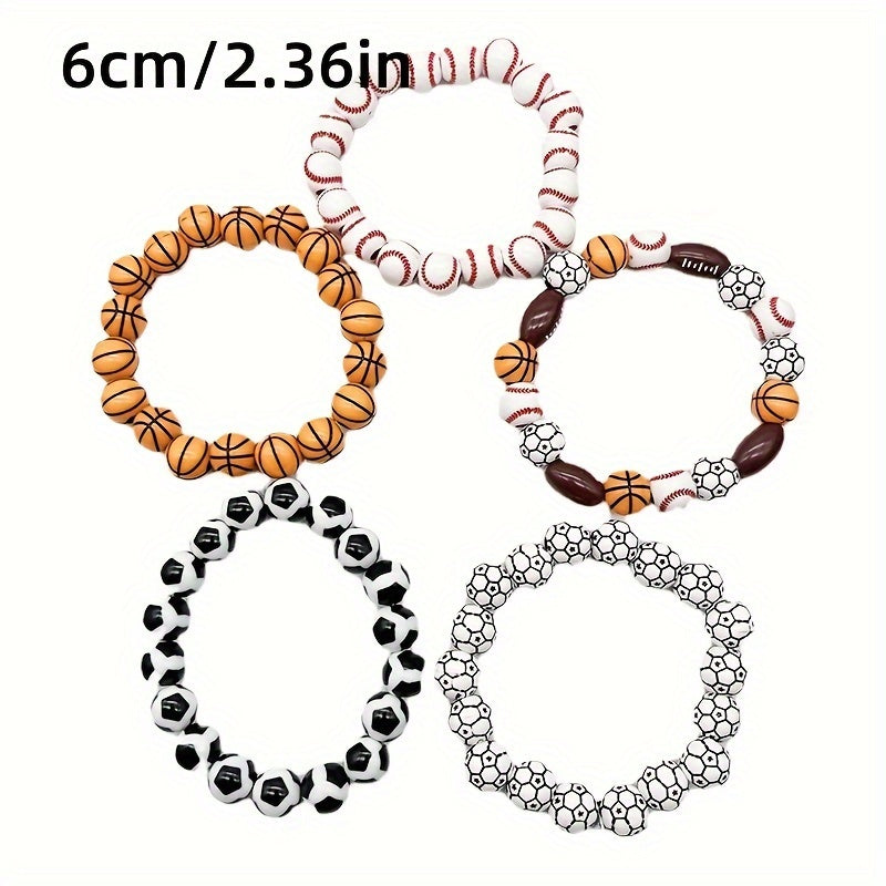 Adjustable Wax Thread Bracelet For Team Sports