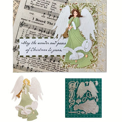 1pc Angel Metal Cutting Layering Die Scrapbooking Die DIY Card Craft Dies