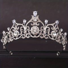 Wedding Crown For Bride Tiaras Rhinestone Hair Jewelry Crystal Hair Accessories