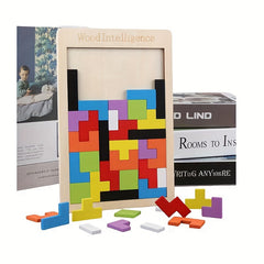 Wooden Puzzle Pattern Puzzle Game With 60 Challenges