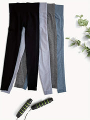 4pcs High Waist Seamless Workout Leggings Yoga Tight Pants Women's Activewear