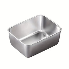 Stainless Steel Preservation Box With Lid - Creative Multifunctional Storage