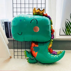 Dinosaur Cartoon Birthday Party Balloon Decor