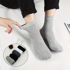 10 Pairs Unisex Thin Breathable Ankle Socks Anti-odor Sweat-absorbing