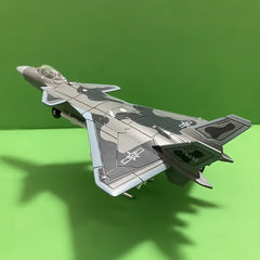 F-20 Fighter Jet Model Self Assembly Kit Desk Decor Realistic Easy to Assemble