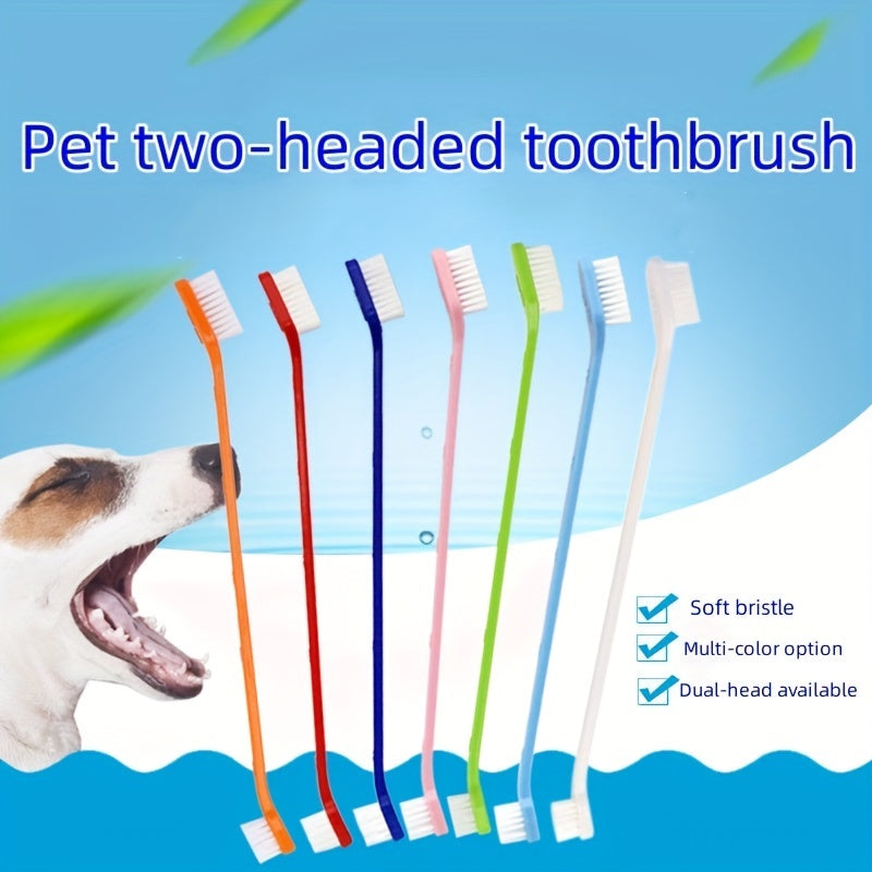 Double Side Dog Toothbrush Teeth Cleaning Bad Breath Care Tooth Brush