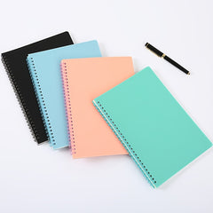 A5 Pink Coil Notepad 80 Sheets Single Book
