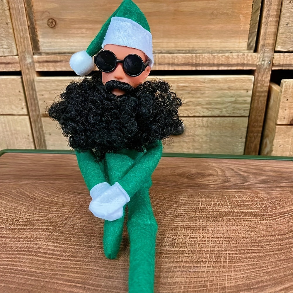 Christmas Elf Doll Ornament Festive Stoop Christmas Tree Decoration