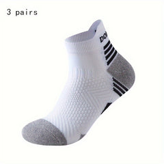 3 Pairs Outdoor Running Socks Thickened Padded Non-slip