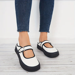 Women's Platform Mary Jane Non Slip Loafers