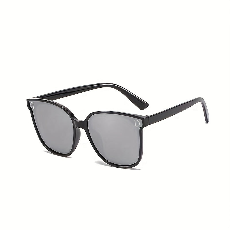 Square Frame Glasses with Letter D for Outdoor Travelling Beach