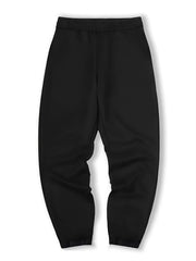 Bunny Print Drawstring Sweatpants Loose Fit Joggers Men's Casual Pants