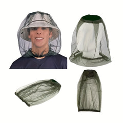 Camouflage Mosquito Fishing Hat for Outdoor Protection