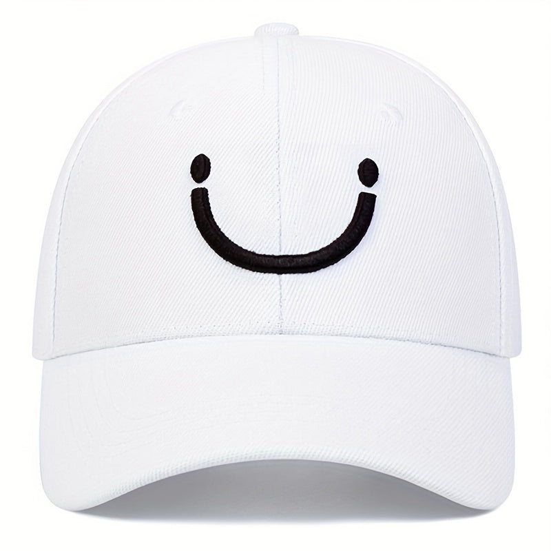 Men's Smile Face Baseball Cap Adjustable Sun Hat
