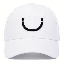Men's Smile Face Baseball Cap Adjustable Sun Hat