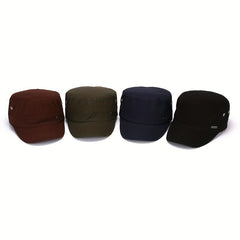 Adjustable Dad Hat Flat Top Sun Protection Hat