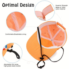 Kids Outdoor UV Protection Hat Anti-splash Quick Drying Beach Cap