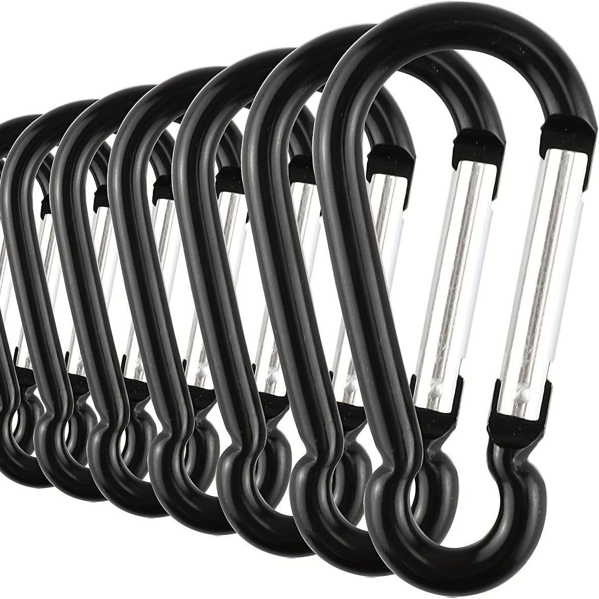 Aluminum Carabiner 1.7-Inch Spring Snap Hook Keyring