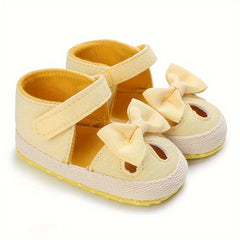 Cute Bowknot Sandals for Baby Girls - Breathable Non-slip Walking Shoes