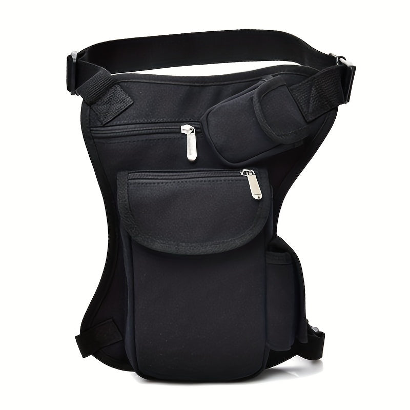 Canvas Waist And Leg Bag Tactical Multifunctional Leg Bag Men's Waist Bag