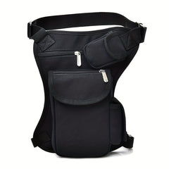 Canvas Waist And Leg Bag Tactical Multifunctional Leg Bag Men's Waist Bag
