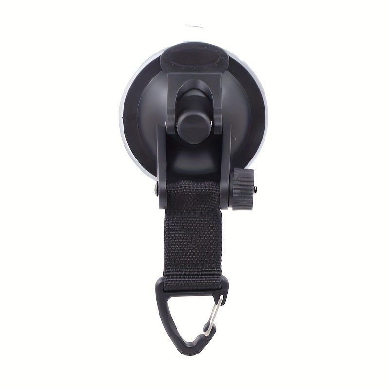 1pc Heavy Duty Suction Cups w/ Securing Hook for Camping Boating & More