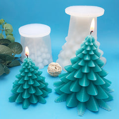 Christmas Tree Aromatherapy Candle Mold DIY Resin Decoration Mold Silicone