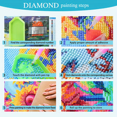 Christmas Diamond Art Painting Kit for Adults - Festive Craft Supplies